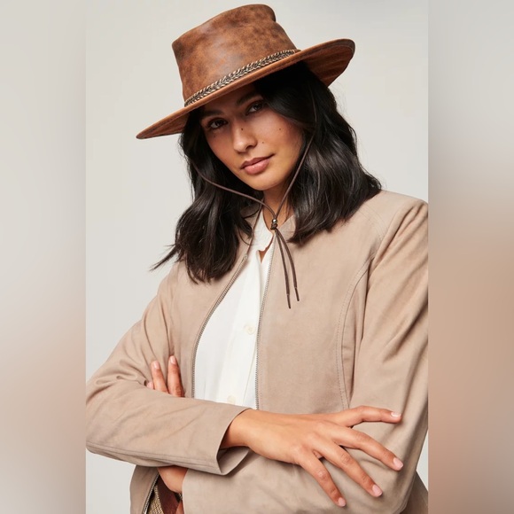 Rancher Crushable Oiled-Leather Cowboy Hat - Picture 2 of 4